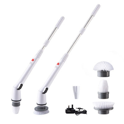 qualité  Telescopic Floor Spinning Scrubber Power Brush Power Bathroom Cleaning Brush Handheld Electric Cordless Refilling Auto Rotation usine